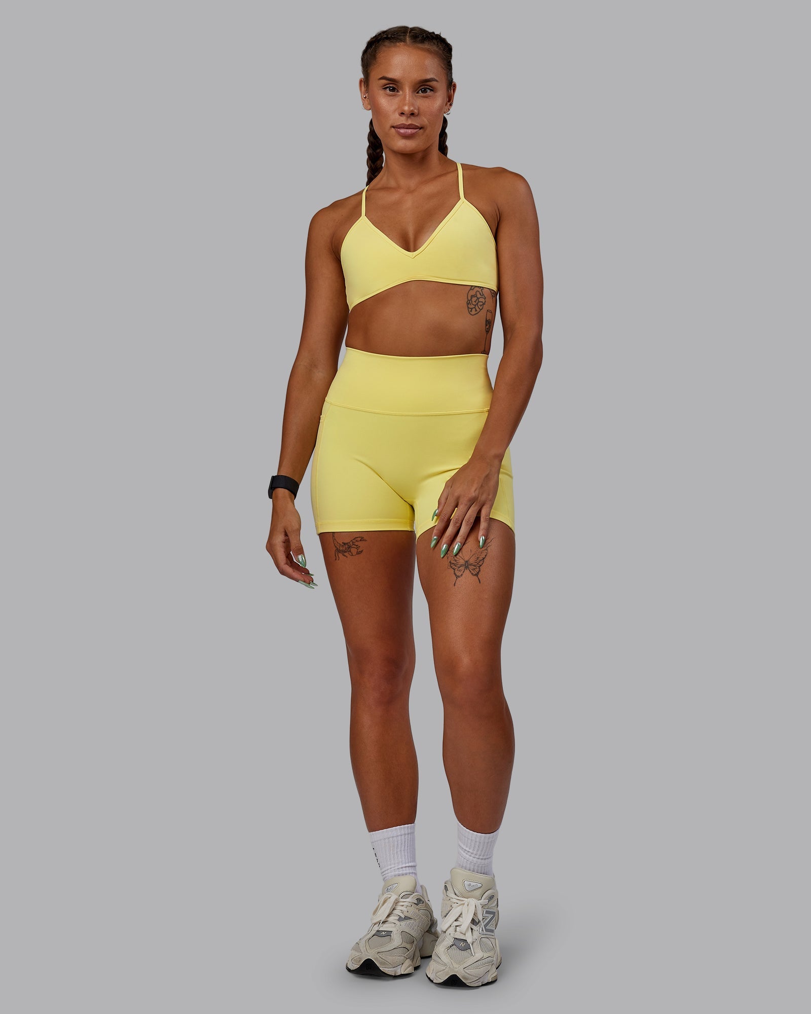 Ambience Sports Bra - Lemon Fizz | LSKD – LSKD US