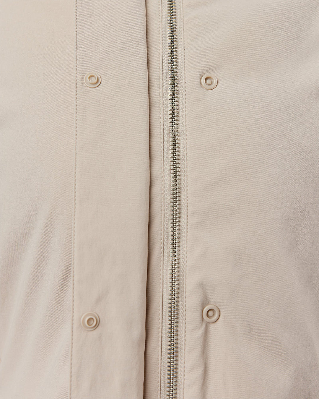 Woman wearing Auxiliary 2.0 Jacket - Shale Beige | Model:Ella | Size:S