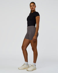 Woman wearing Bend Performance Tee - Black | Model:Rosie | Size:S | Thumbnail Index: 4