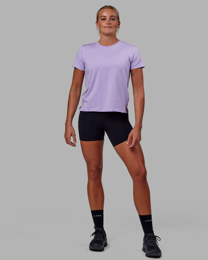 Deluxe PimaFLX Tee - Pale Lilac