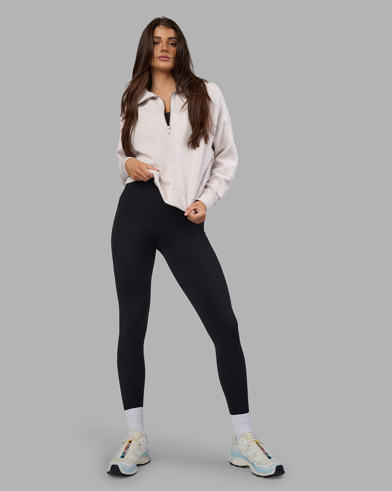 Elevate SoftTouch 1/2 Zip Sweater - Clay-Clay | LSKD – LSKD US