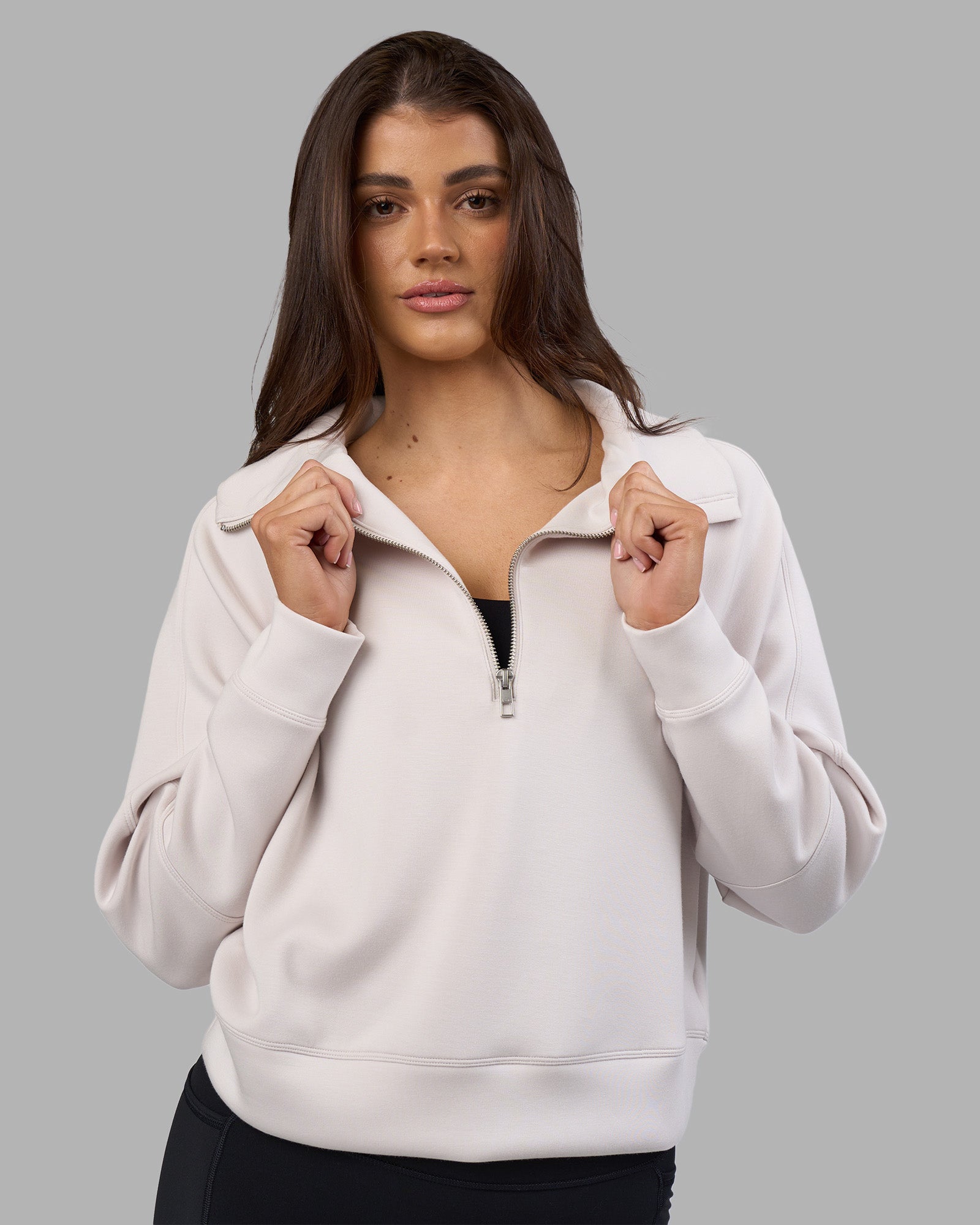 Elevate SoftTouch 1/2 Zip Sweater - Clay-Clay | LSKD – LSKD US
