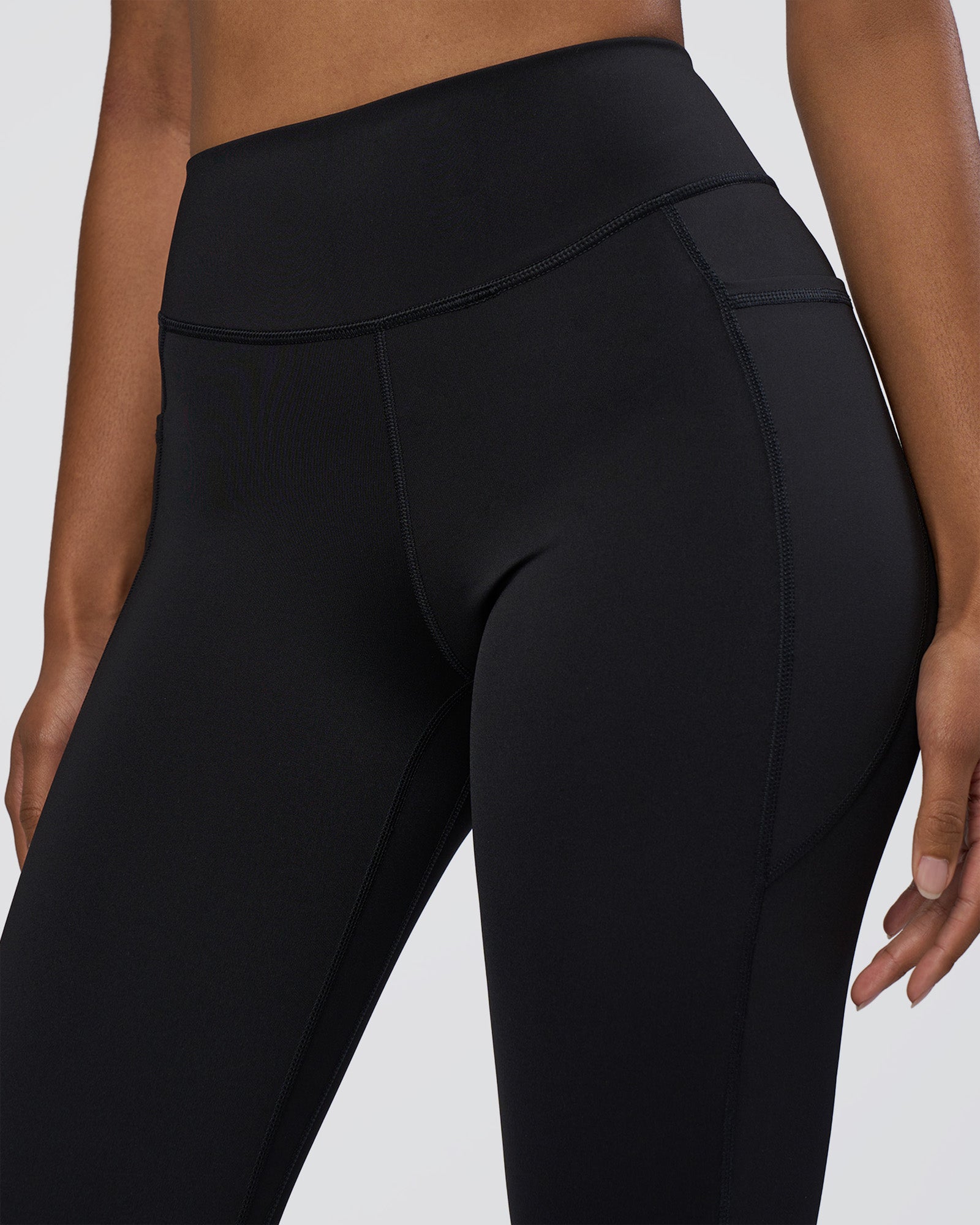Elite High-Rise 7/8 Legging Pockets - Black | LSKD – LSKD US