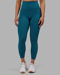 Woman wearing Elixir Ultra High-Rise 7/8 Legging - Blue Coral | Model:Ayla | Size:S | Thumbnail Index: 1