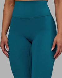 Woman wearing Elixir Ultra High-Rise 7/8 Legging - Blue Coral | Model:Ayla | Size:S | Thumbnail Index: 2