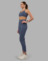 Woman wearing Elixir Ultra High-Rise 7/8 Legging - Night Shadow | Model:Phoebe | Size:S