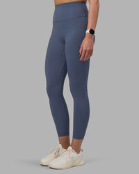 Woman wearing Elixir Ultra High-Rise 7/8 Legging - Night Shadow | Model:Phoebe | Size:S