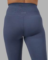 Woman wearing Elixir Ultra High-Rise Full Length Legging - Night Shadow | Model:Phoebe | Size:S | Thumbnail Index: 7
