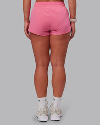 Woman wearing Energy 1.8" Training Short in Pink Lemonade | Model:Lyss | Size:S