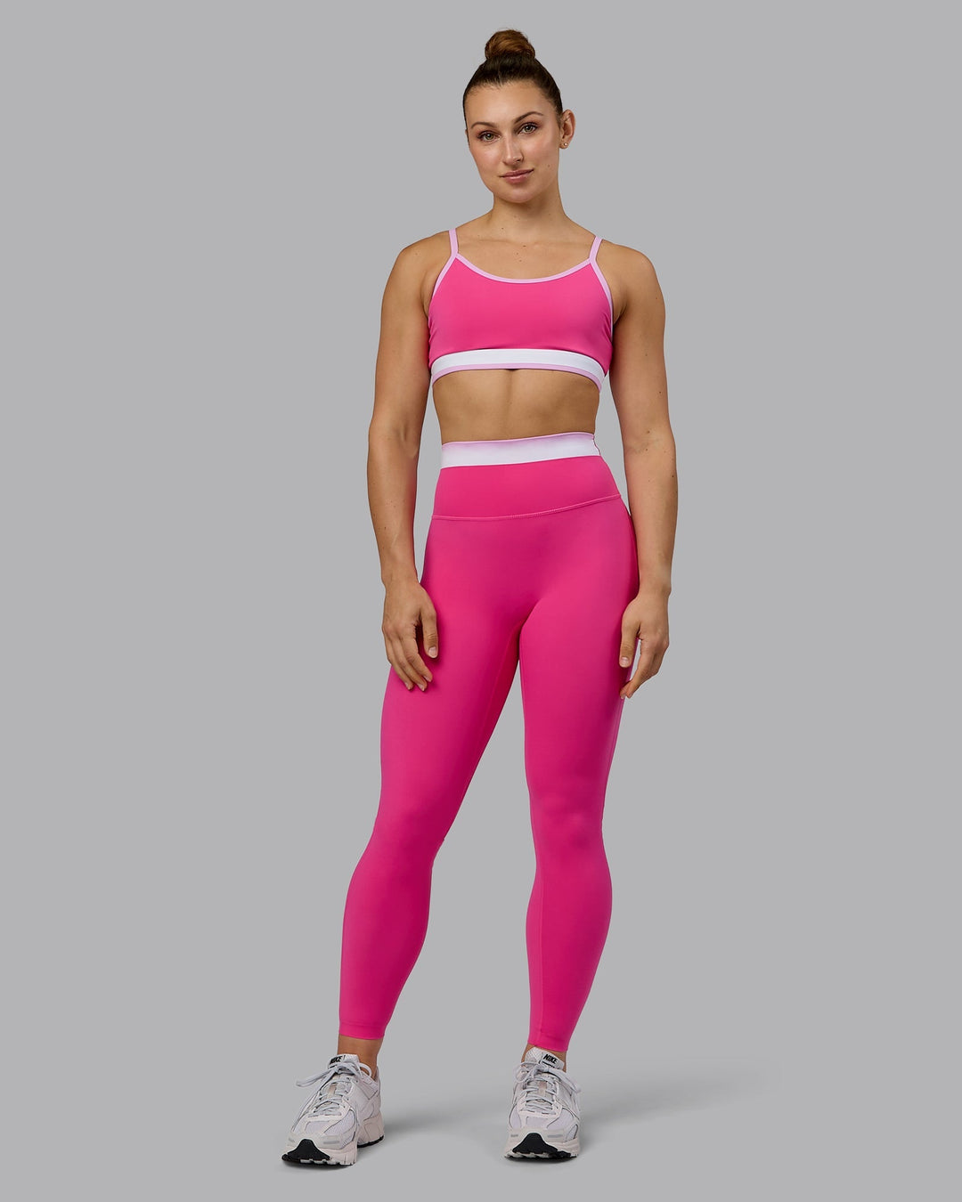 Excel Full Length Leggings - Ultra Pink