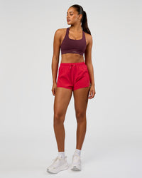 Fast-Track Sports Bra - Cherry Lacquer