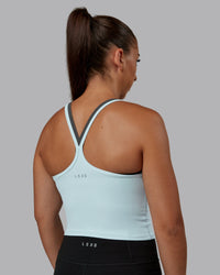 Woman wearing Flame Ribbed Tank in Skyride | Size:S | Model:Tylah | Thumbnail Index: 3