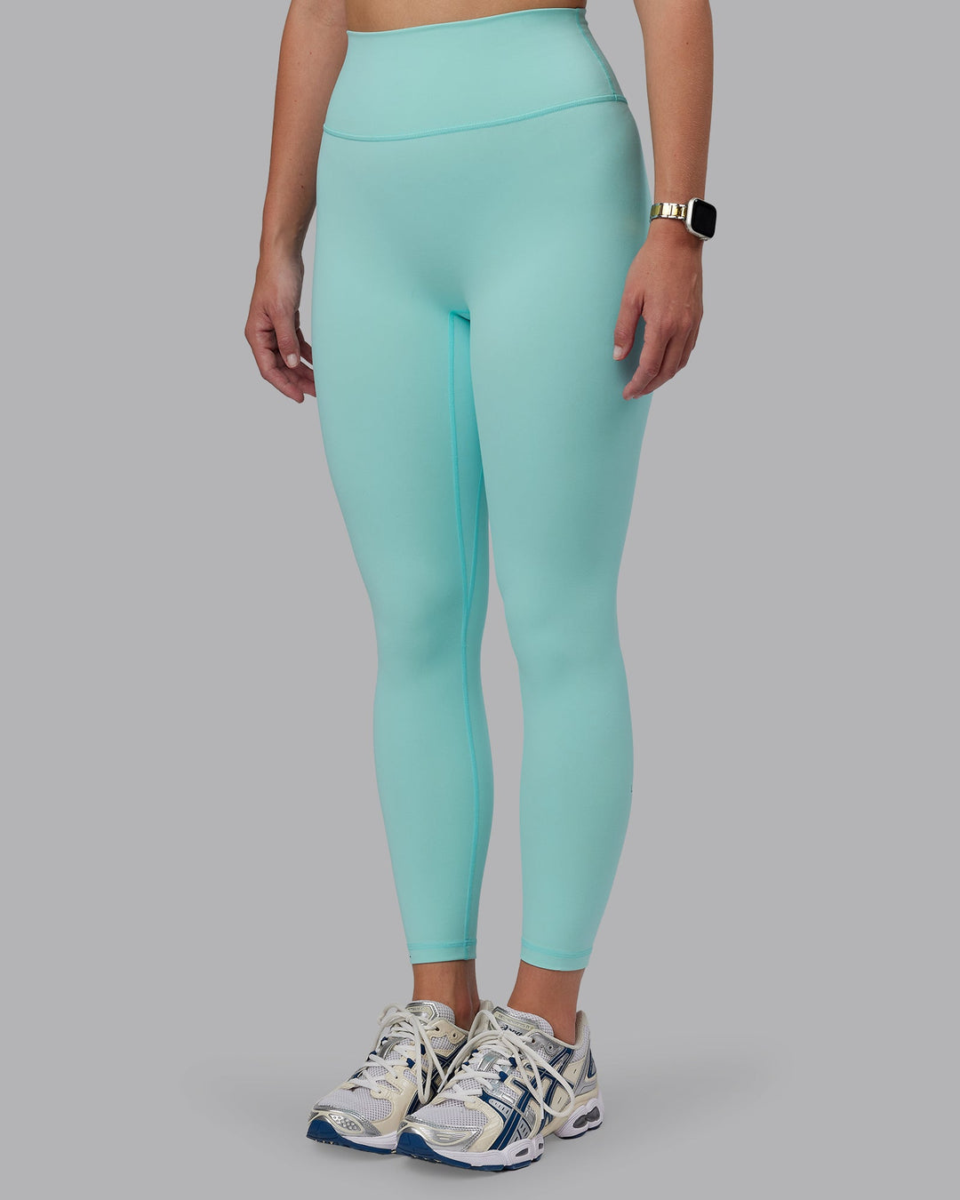 Woman wearing Fusion 7/8 Length Tight in Island Paradise | Size:S