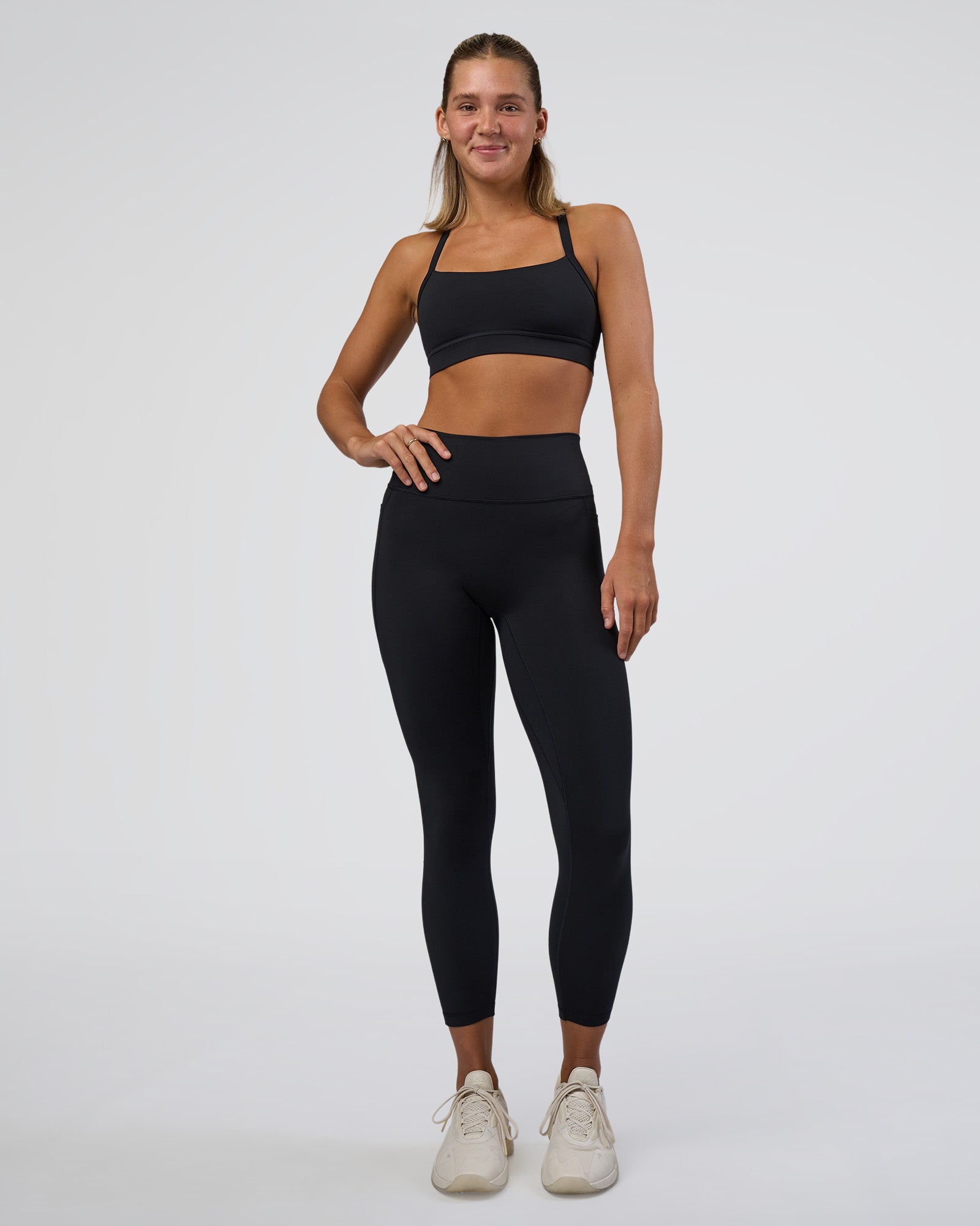 Fusion Ultra High-Rise 7/8 Legging Pockets - Black | LSKD – LSKD US