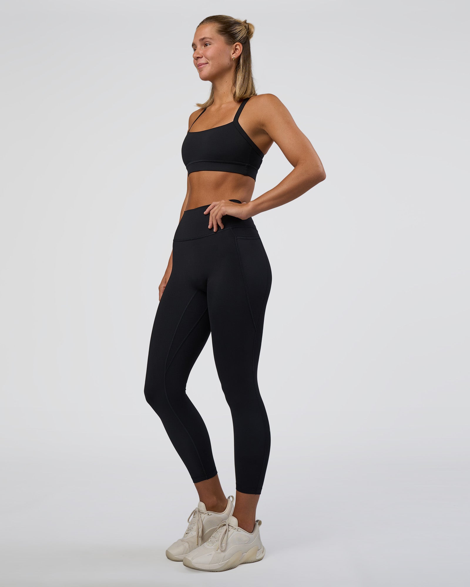 Fusion Ultra High-Rise 7/8 Legging Pockets - Black | LSKD – LSKD US