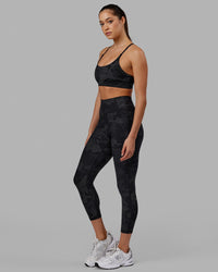 Woman wearing Fusion Ultra High-Rise 7/8 Legging Pockets - Black-Camo | Model:Katie | Size:S | Thumbnail Index: 7