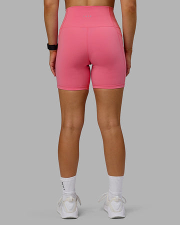 Fusion Mid Short With Pockets - Pink Lemonade
