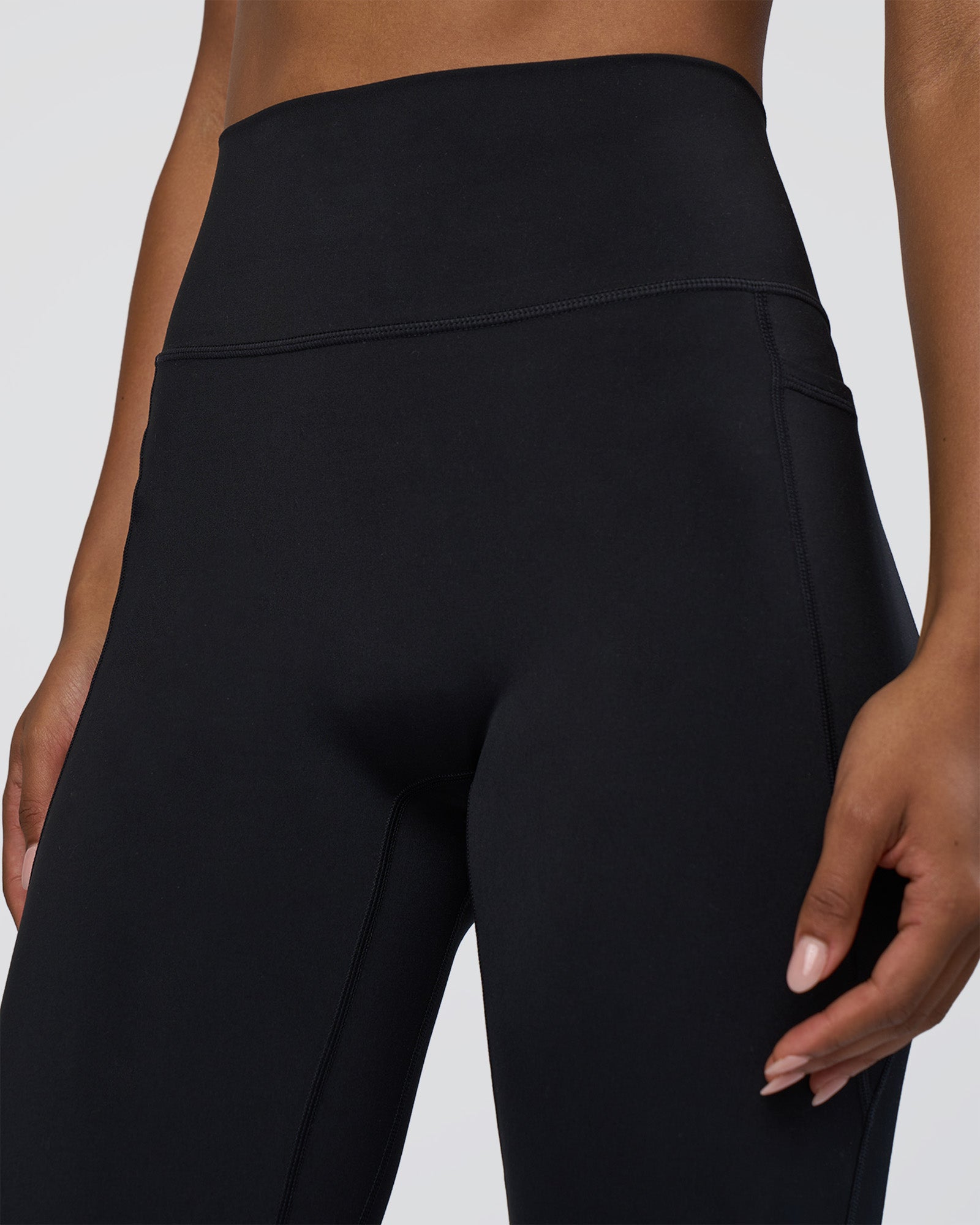 Fusion Ultra High-Rise Flared Tall Legging Pockets - Black | LSKD