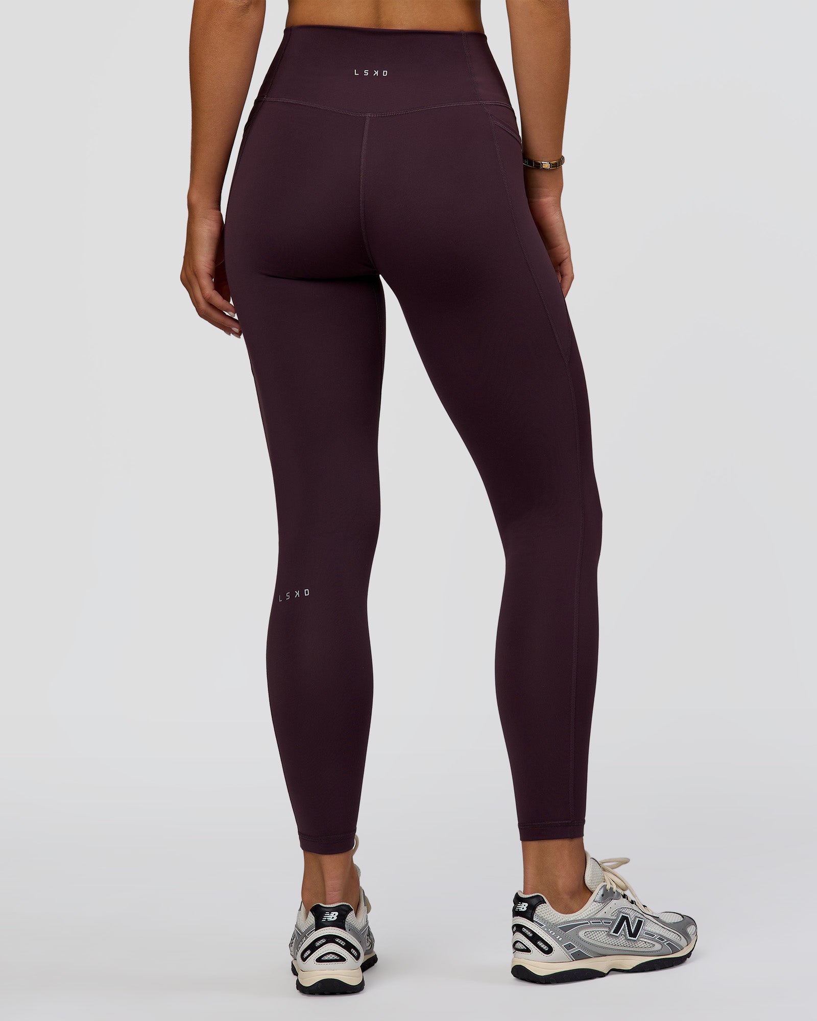 Fusion Ultra High-Rise Full Length Legging Pockets - Midnight Plum