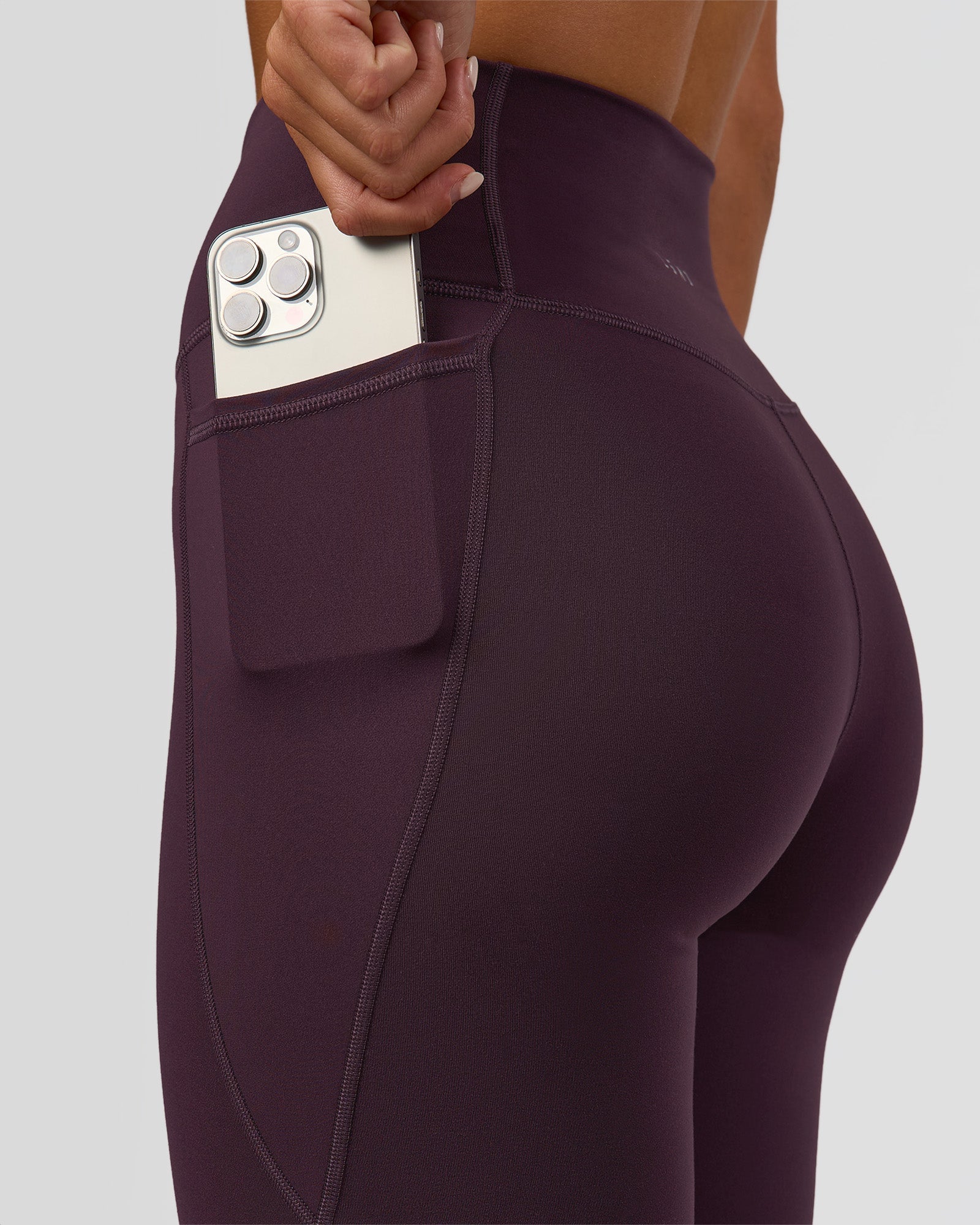 Fusion Ultra High-Rise Full Length Legging Pockets - Midnight Plum