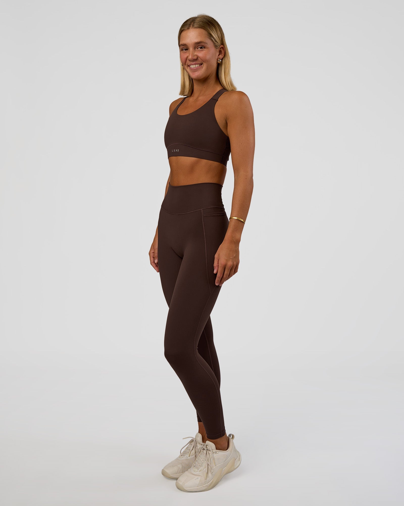 Fusion V-Contour Ultra High-Rise Full Length Legging Pockets - Hot