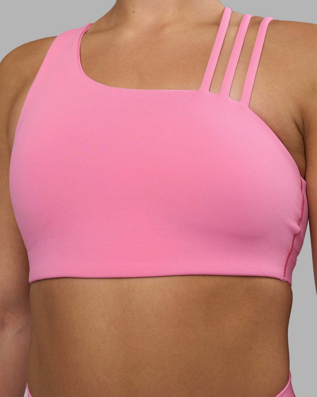 Woman wearing Galvanise Sports Bra 2.0 - Candy Pink | Model:Keisha | Size:S
