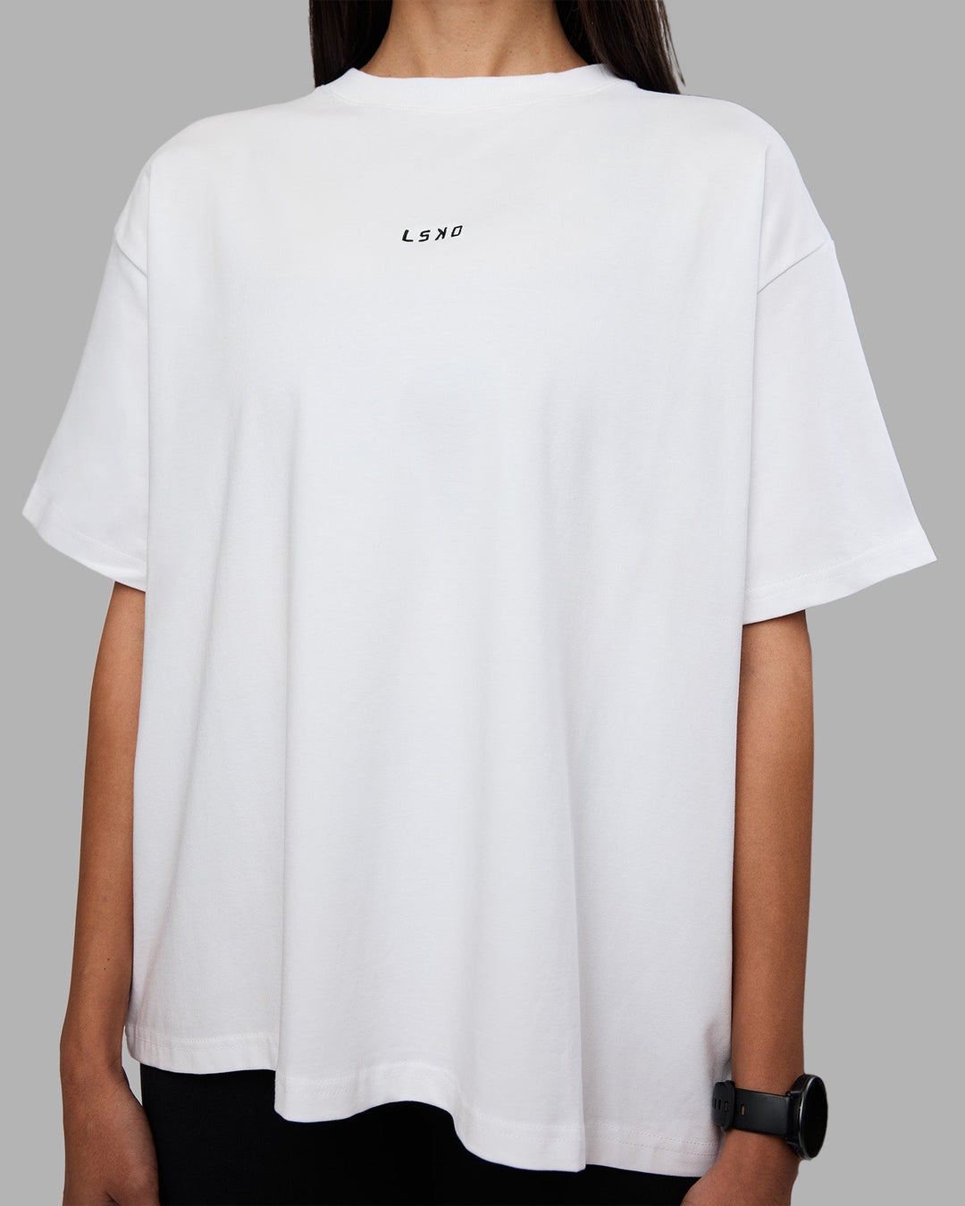 Go-To Heavyweight FLXCotton Oversized Tee - White