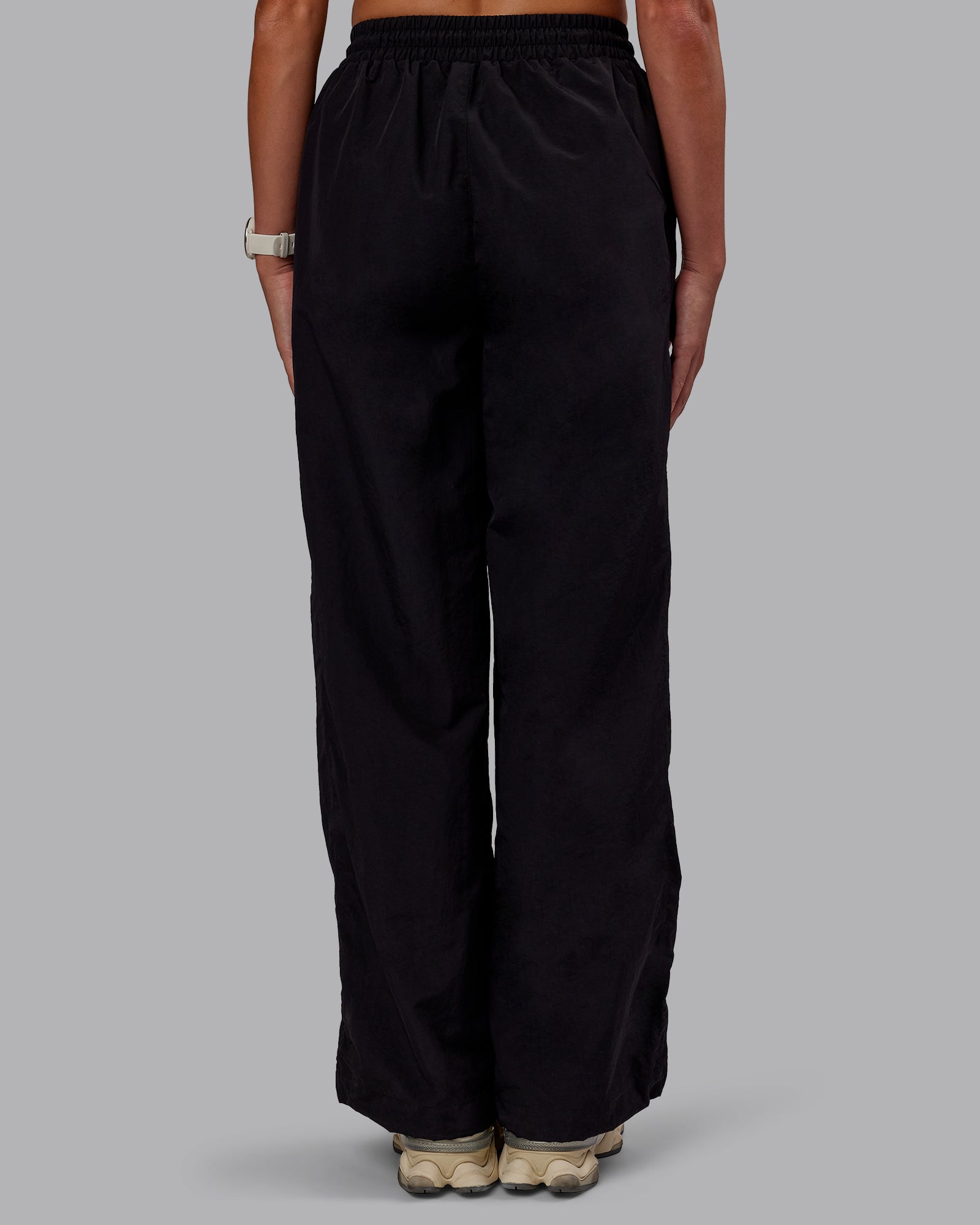 【2plan】Tube parachute string wide slacks 2plan】Tube parachute string wide slacks (2plan/スラックス