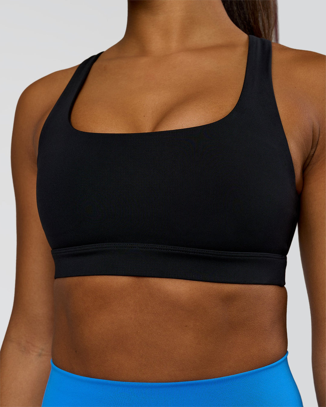 Model wearing Limitless Sports Bra - Black | Model:Rosie | Size:S - view 4
