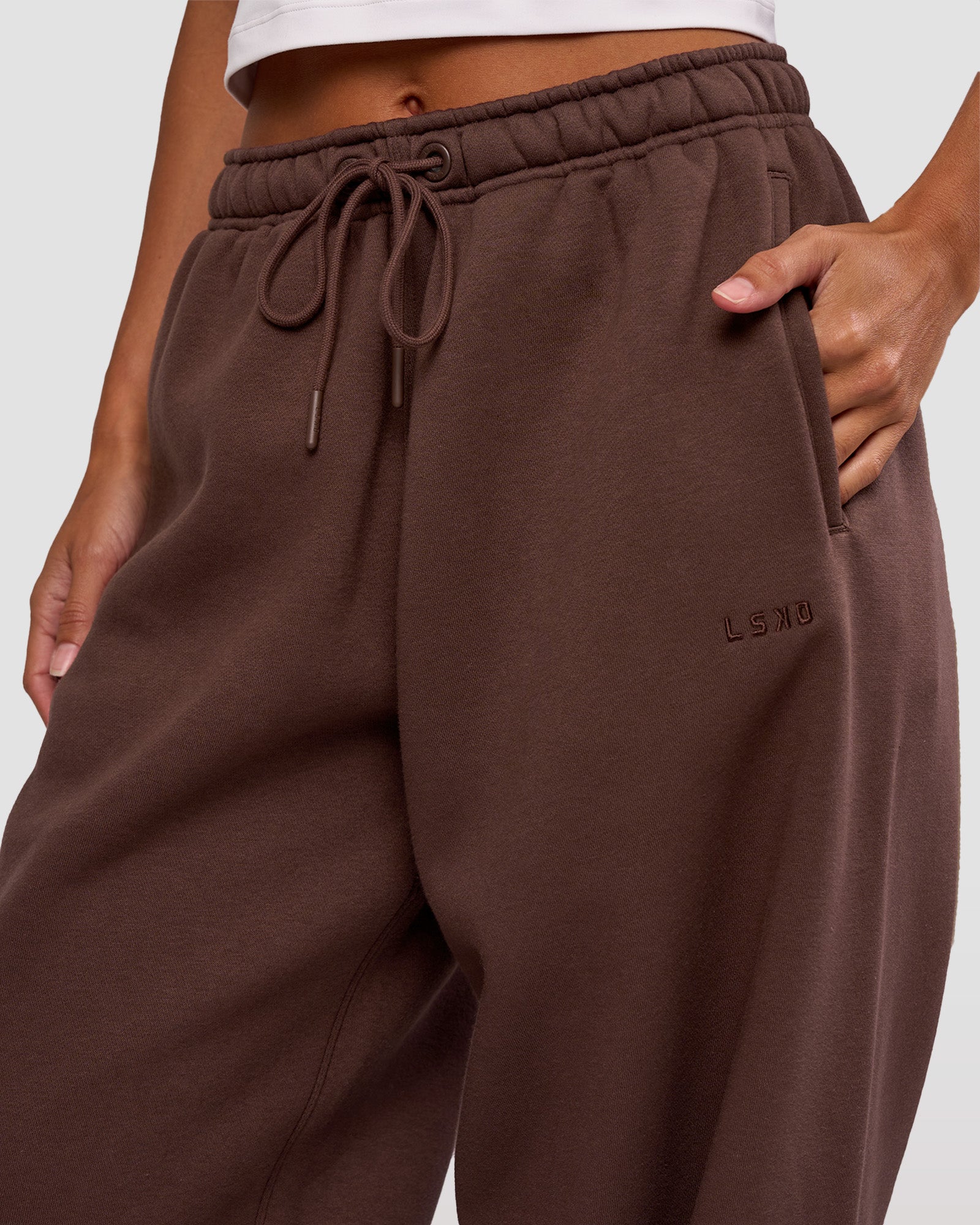 MVP Oversized Slouchy Fit Track Pant - Hot Chocolate | LSKD – LSKD US