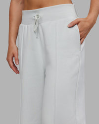Woman wearing MVP Wide Leg Track Pant - Digital Mist| Model:Neve | Size:S | Thumbnail Index: 4