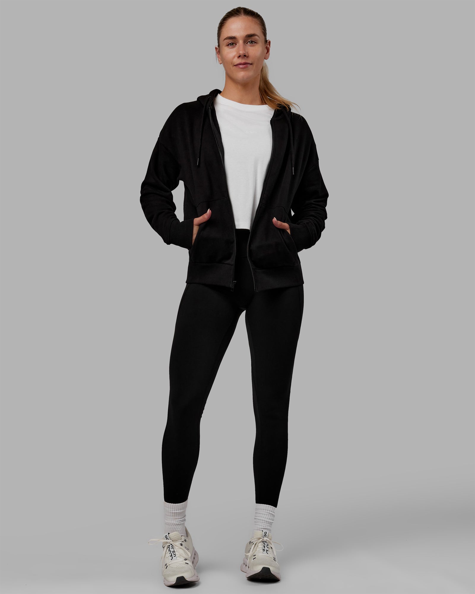 MVP Zip Through Hoodie - Black | LSKD – LSKD US