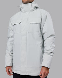 Man wearing Marshall 2.0 Jacket - Digital Mist | Model:Tommy | Size:S