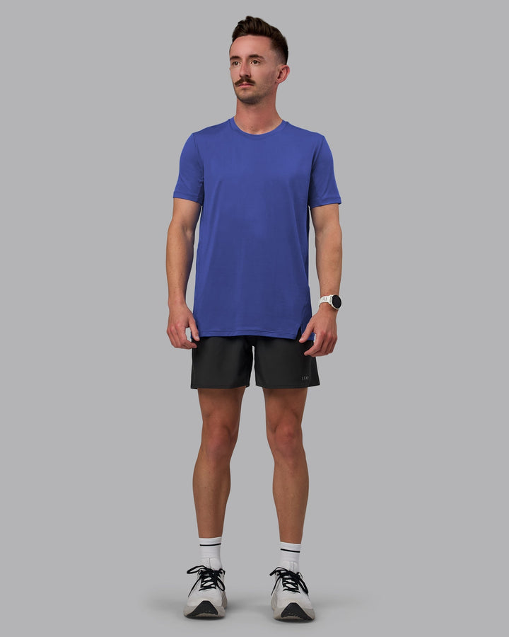 Pace Running Tee - Power Cobalt
