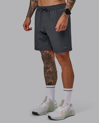 Man wearing Rep 7'' Performance Short in Dark Storm | Size:S