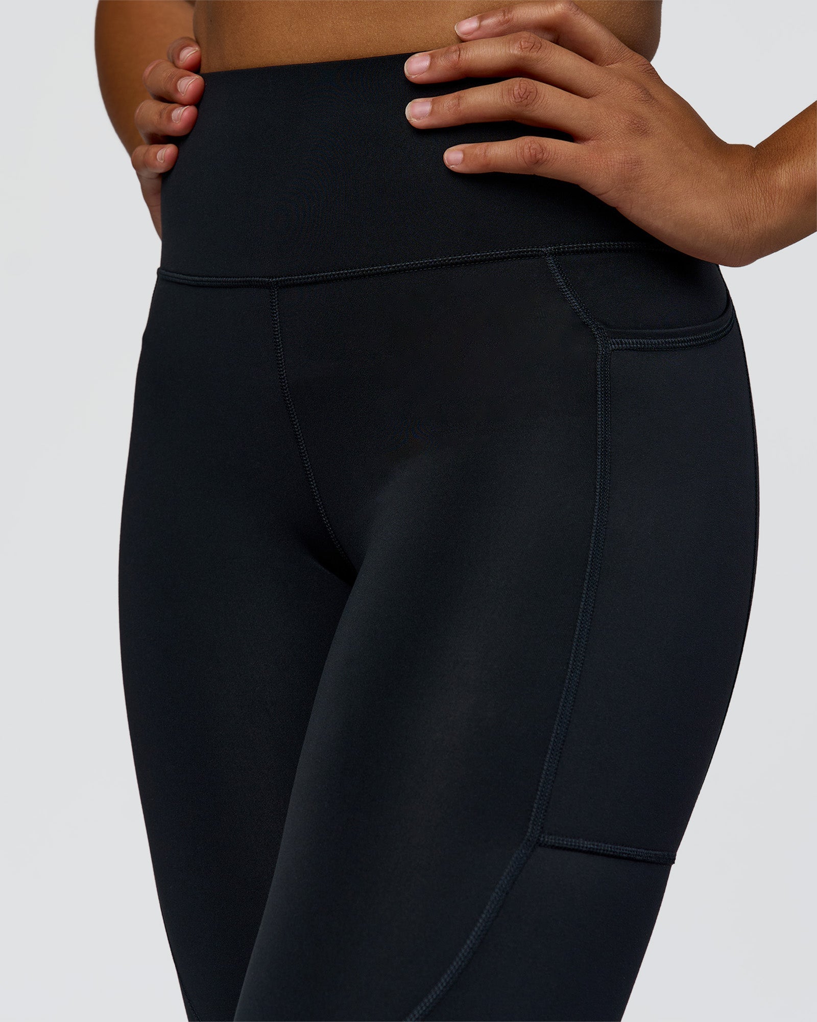 Rep Ultra High-Rise 7/8 Legging Pockets - Black-Palace Blue | LSKD