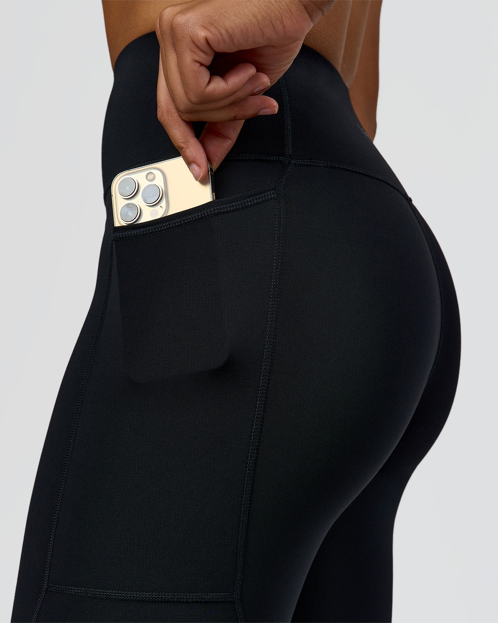 Rep Ultra High-Rise 7/8 Legging Pockets - Black-Palace Blue | LSKD