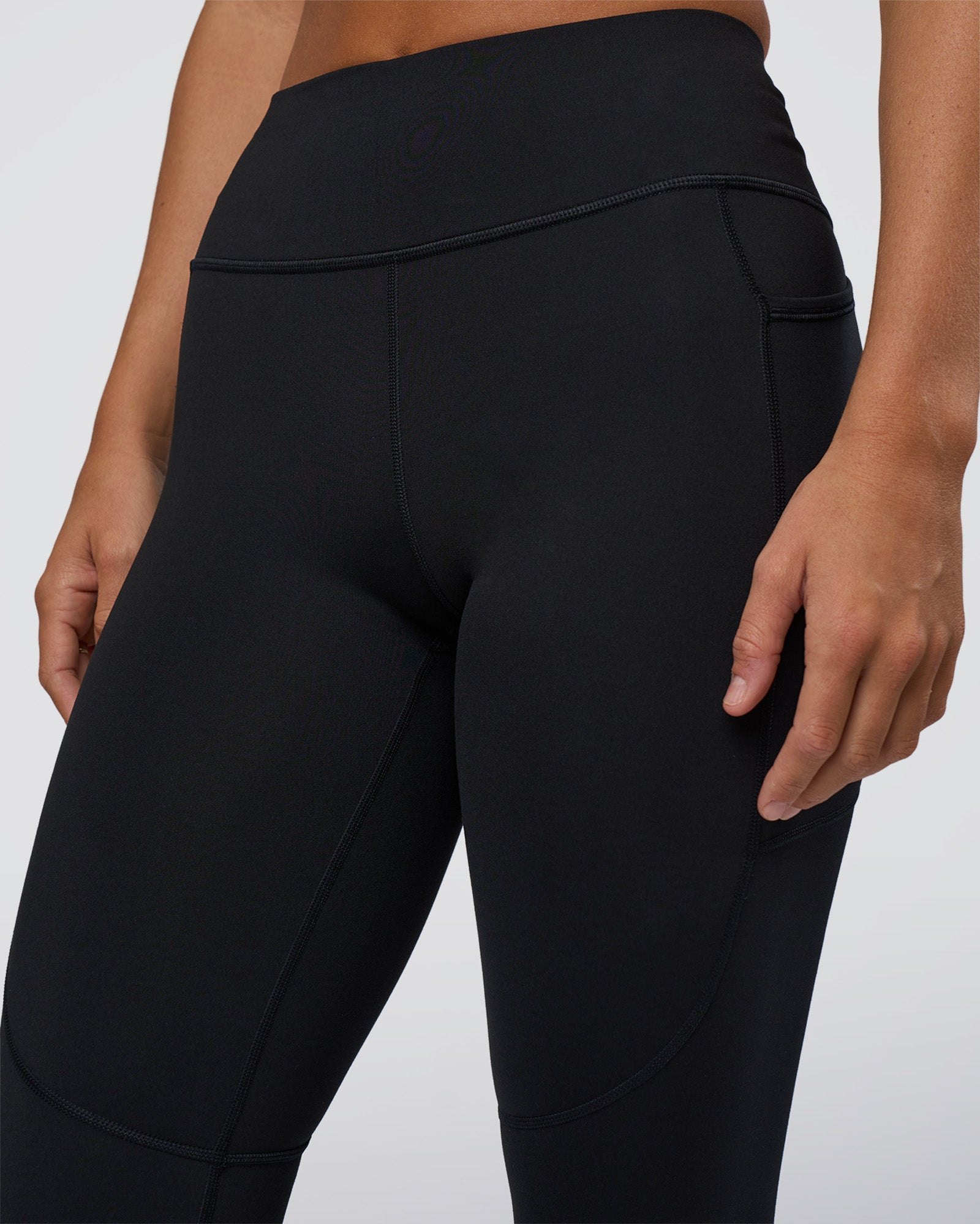 Rep Ultra High-Rise Full Length Legging Pockets - Black-Black