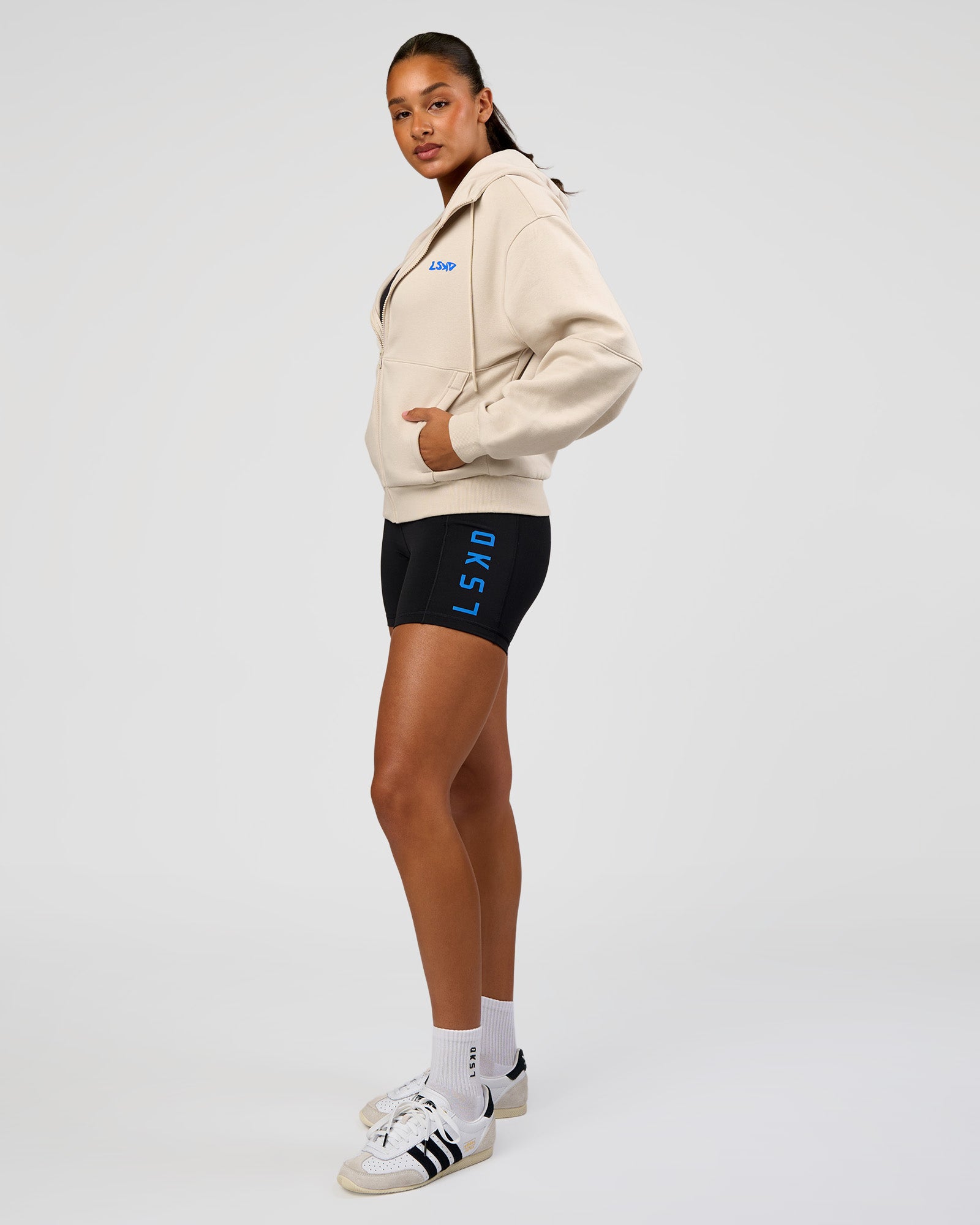 Run Fast Lift Heavy Hoodie - Clay-Palace Blue | LSKD – LSKD US