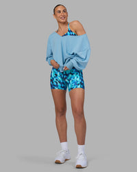 Woman wearing Show It Off Sweater - Glacier Lake | Model:Sophie | Size:S | Thumbnail Index: 6
