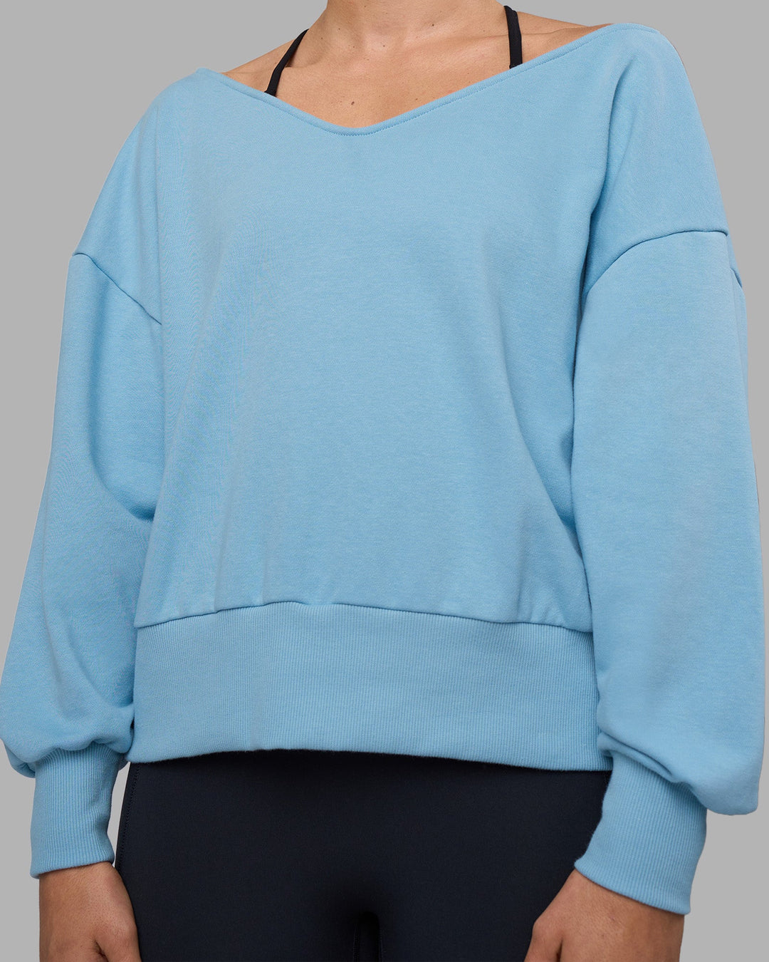 Woman wearing Show It Off Sweater - Glacier Lake | Model:Sophie | Size:S