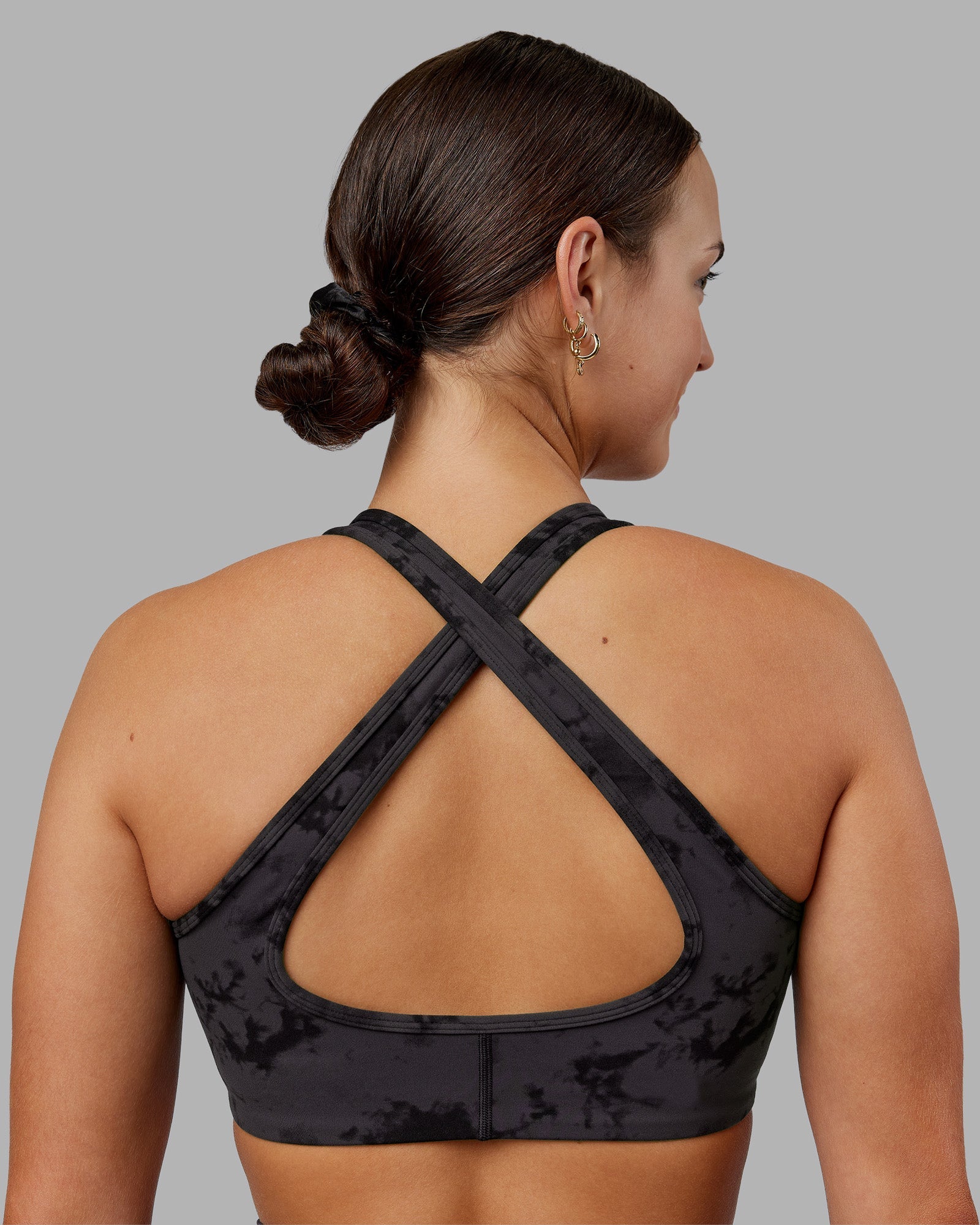 Stamina Sports Bra - Black Tie Dye | LSKD – LSKD US