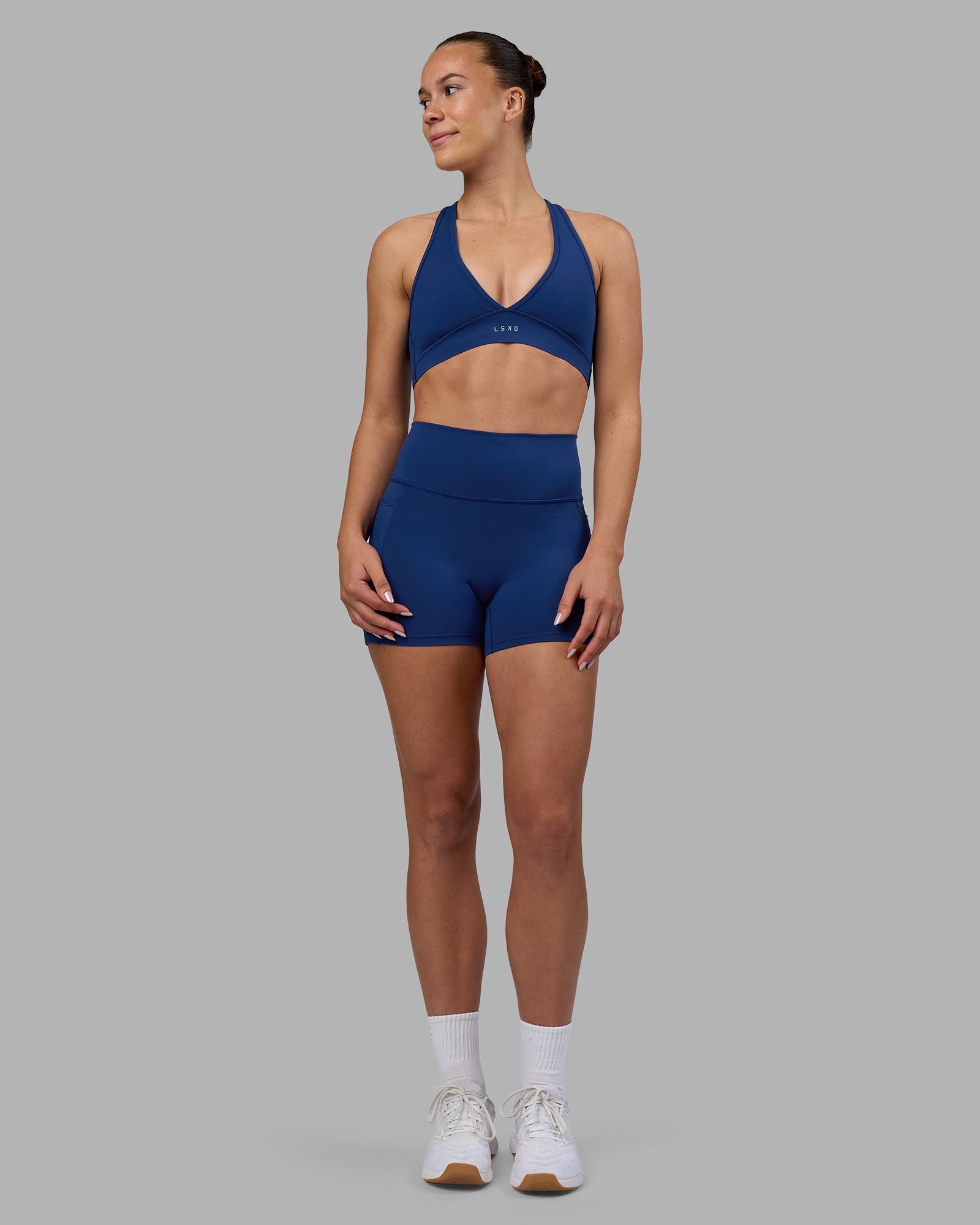 Salsation サルセーション Cotton bra (dark blue) Stamina Sports Bra - Midnight Blue | LSKD – LSKD US