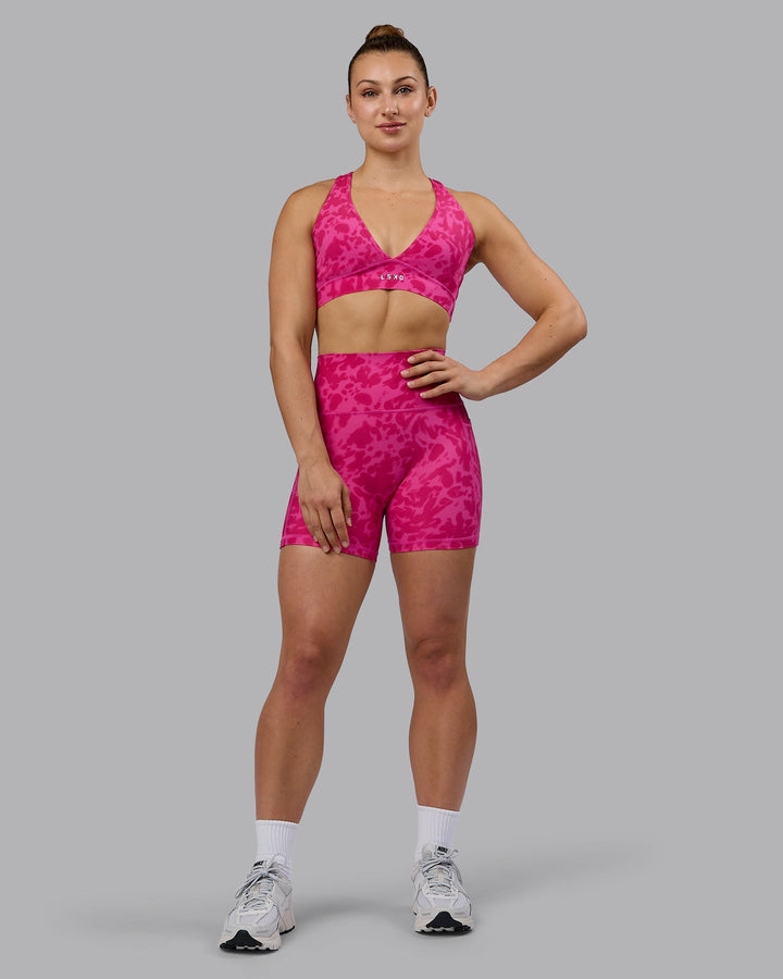 Stamina Sports Bra - Strawberry-Lava Lamp
