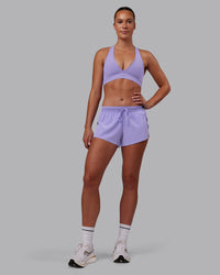Woman wearing Stamina Sports Bra - Violet Ray | Model:Charlize | Size:S | Thumbnail Index: 4