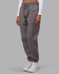  Woman wearing Stream Panel Track Pants - Storm Front | Model:Rhiley | Size:S