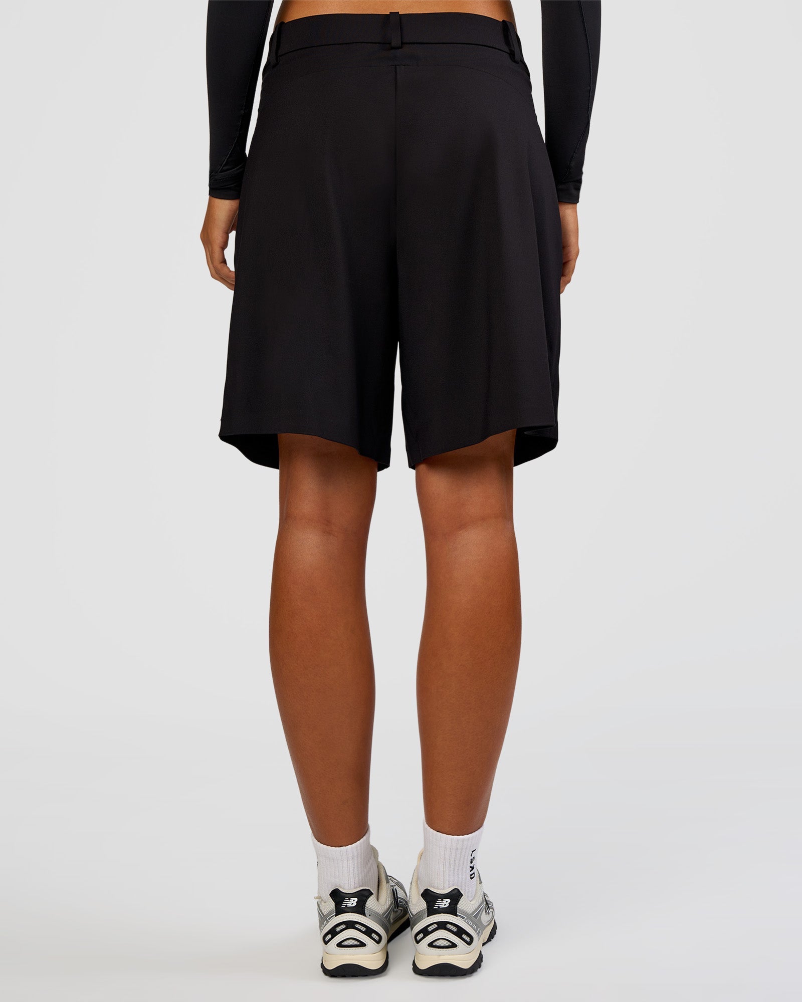StretchShift Wide Leg Short - Black | LSKD – LSKD US