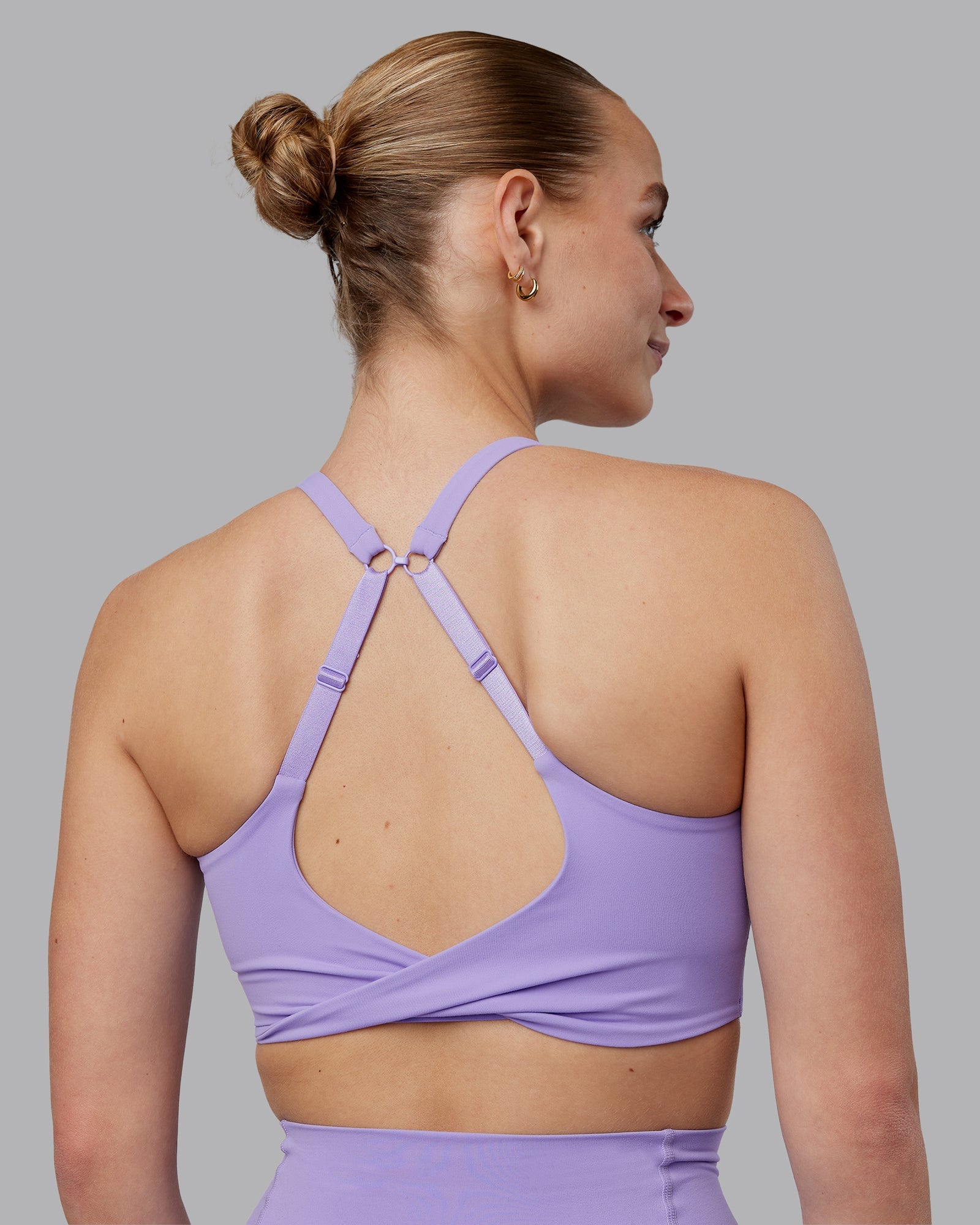 M'DREA BIANCA Violet Bra G5L マドレア　パープル Twist Sports Bra D/DD/E - Violet Ray | LSKD – LSKD US