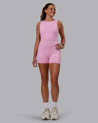 Woman wearing Untamed Bodysuit - Pink Frosting | Model:Phoebe | Size:S