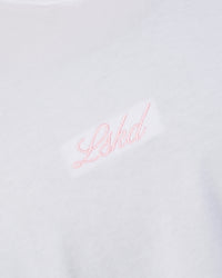 Woman wearing Victory FLXCotton Oversized Tee - White-Marshmallow | Model:Rhiley | Size:S | Thumbnail Index: 7